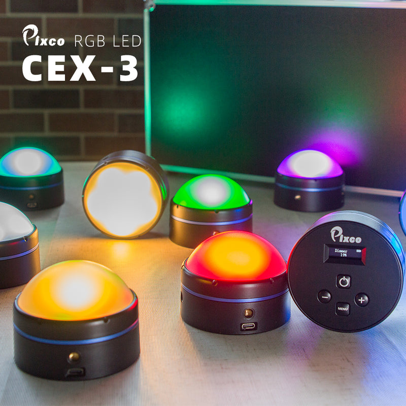 Mini RGB LED Light CEX-3 - Pixco - Provide Professional Photographic Equipment Accessories