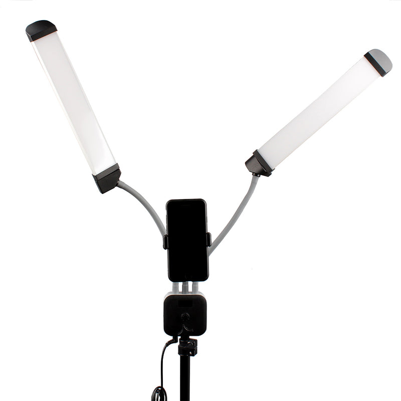 Pixco RL-55X Double Arms LED Light 3200K-5600K Photography Lamp With Stand Kit - Pixco - Provide Professional Photographic Equipment Accessories