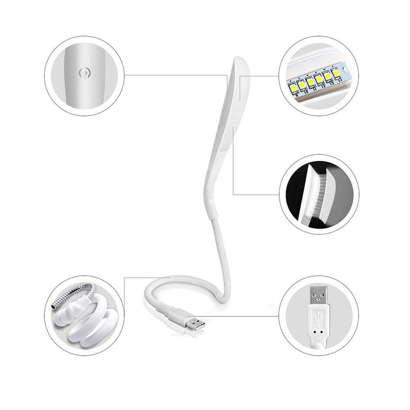 Pixco USB LED Night Light 14pcs Bulbs Touch Button Flexible Lamp - Pixco - Provide Professional Photographic Equipment Accessories