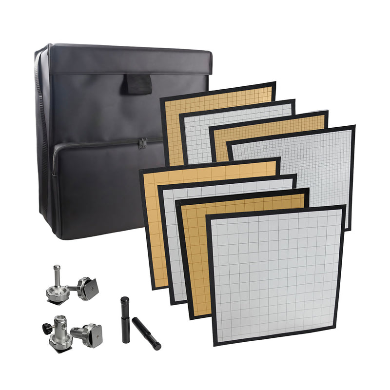 Pixco Reflector 18" silver and gold multi-mirror bendablereflector