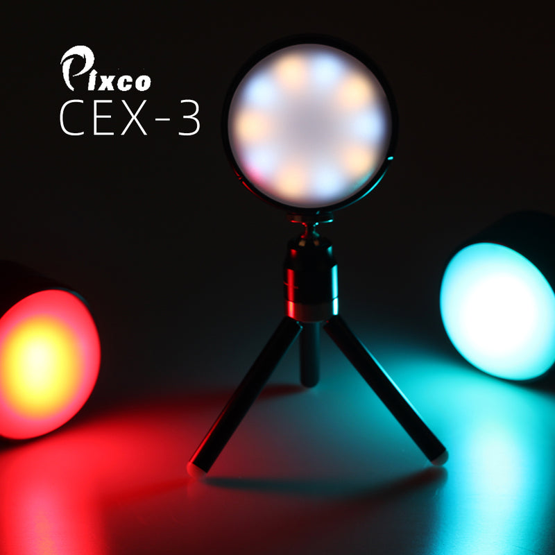 Mini RGB LED Light CEX-3 - Pixco - Provide Professional Photographic Equipment Accessories