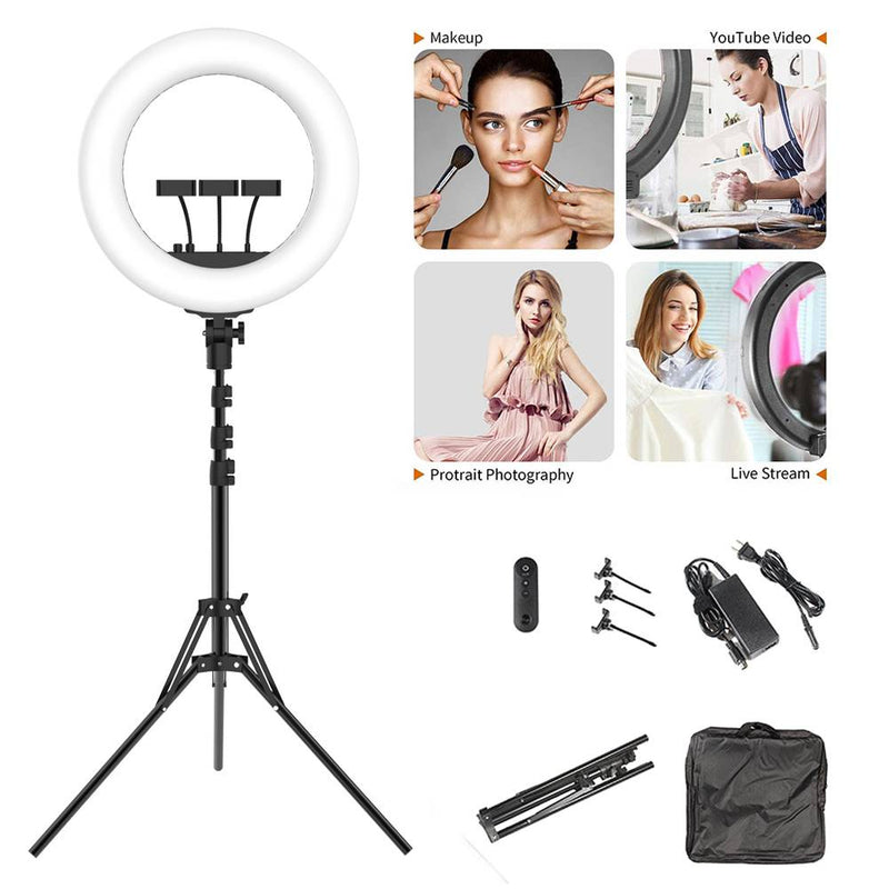 Cheap Ring Light Photography Lighting Selfie Lamp USB Dimmable with Tripod  for Youtube Makeup Video Live Photo Studio | Joom