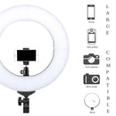 Pixco 18'' LED Ring Light Photography 60W 3200K-6000K 480pcs Bulbs With Remote Stand Kit - Pixco - Provide Professional Photographic Equipment Accessories