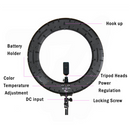 Pixco 18'' LED Ring Light Photography 60W 3200K-6000K 480pcs Bulbs With Remote Stand Kit - Pixco - Provide Professional Photographic Equipment Accessories