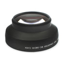 Professional 0.45X Wide Angle Lens with Macro Black For Canon Nikon Sony - Pixco - Provide Professional Photographic Equipment Accessories