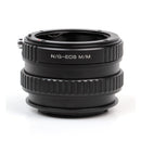Nikon G-Canon EOS M Macro Focusing Helicoid Adapter - Pixco - Provide Professional Photographic Equipment Accessories