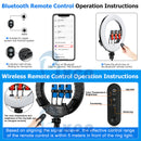 Pixco RL-495 18'' LED Ring Light Photography 60W 3200K-6000K 480pcs Bulbs With Remote Stand Kit - Pixco - Provide Professional Photographic Equipment Accessories