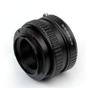 Nikon G-Canon EOS M Macro Focusing Helicoid Adapter - Pixco - Provide Professional Photographic Equipment Accessories
