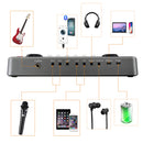 Pixco Q7 Bluetooth Audio Live Sound Card Mixer Board Set With Microphone - Pixco - Provide Professional Photographic Equipment Accessories