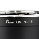 Olympus OM-Nikon Z Adapter - Pixco - Provide Professional Photographic Equipment Accessories