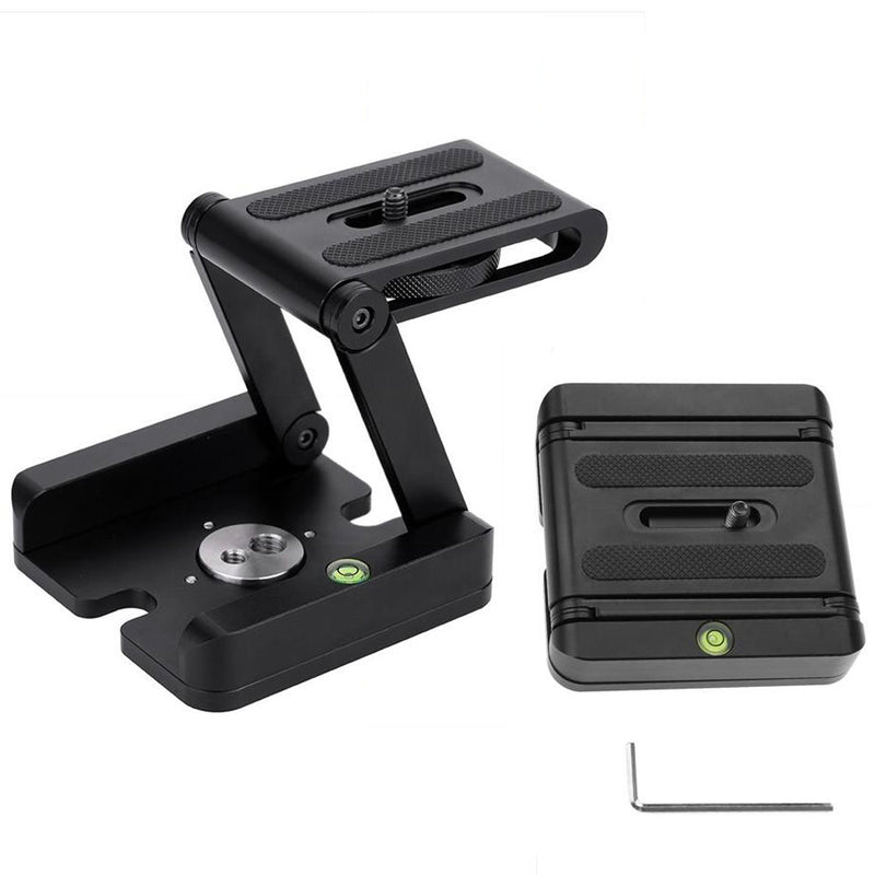 Z-Type Folding Desktop Quick Release Plate For camera Stand Holder Tripod - Pixco - Provide Professional Photographic Equipment Accessories