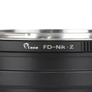 FD-Nikon Z Adapter - Pixco - Provide Professional Photographic Equipment Accessories