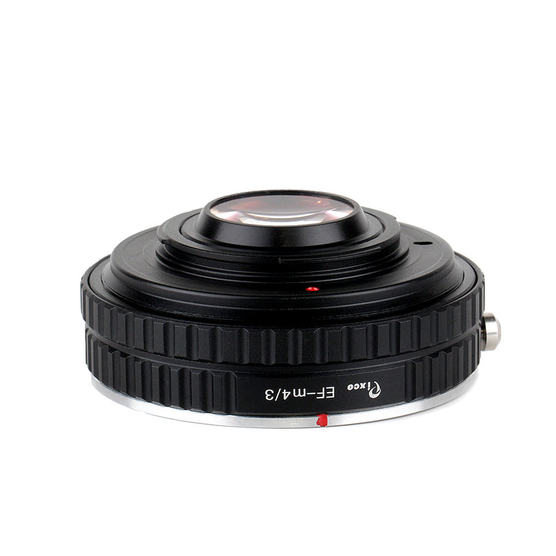 Canon EF-Micro 4/3 Built-in Aperture Control Speed Booster Focal Reducer Adapter - Pixco - Provide Professional Photographic Equipment Accessories