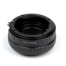 Nikon G-Fujifilm X Macro Focusing Helicoid Adapter - Pixco - Provide Professional Photographic Equipment Accessories
