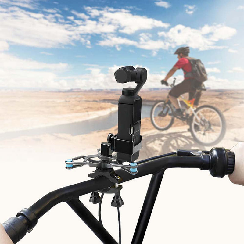 Bike Motorcycle Handheld Gimbal Stabilizer For DJI Osmo Pocket Reduced vibration - Pixco - Provide Professional Photographic Equipment Accessories