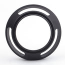 Metal Tilted Vented Lens Hood - Pixco - Provide Professional Photographic Equipment Accessories