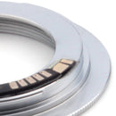 M42-Canon EOS Flange AF-3 Confirm Adapter Silver - Pixco - Provide Professional Photographic Equipment Accessories