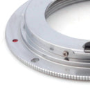 M42-Canon EOS Flange AF-3 Confirm Adapter Silver - Pixco - Provide Professional Photographic Equipment Accessories