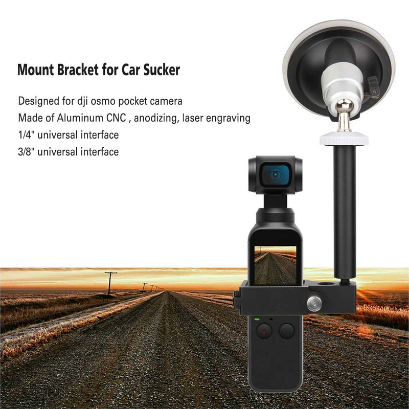 Mount Bracket Car Sucker For DJI Osmo Pocket - Pixco - Provide Professional Photographic Equipment Accessories