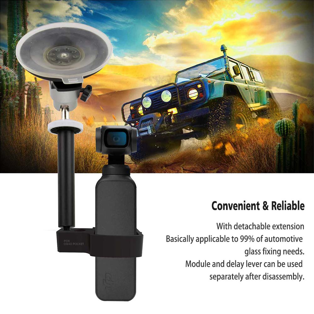 Mount Bracket Car Sucker For DJI Osmo Pocket Pixco Provide