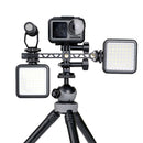 Multifunction Cold Shoe Bracket Extension Bar Hot Shoe Extension with 1/4'' Tripod Screw for Osmo Pocket Action Gopro - Pixco - Provide Professional Photographic Equipment Accessories