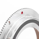 M42-Canon EOS Flange Silver GE-1 AF Confirm Adapter - Pixco - Provide Professional Photographic Equipment Accessories