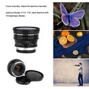 35mm F1.6 APS-C Large Aperture Manual Focus Prime Fixed Lens - Pixco - Provide Professional Photographic Equipment Accessories