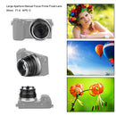 35mm F1.6 APS-C Large Aperture Manual Focus Prime Fixed Lens - Pixco - Provide Professional Photographic Equipment Accessories