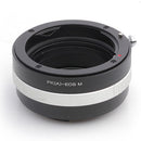 Pentax K-Canon EOS M Built-In Aperture Control Dial Adapter - Pixco - Provide Professional Photographic Equipment Accessories