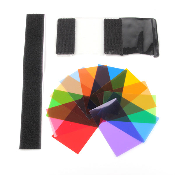 Top Flash chips PL-SP set 12 filter comes with Velcro bags - Pixco - Provide Professional Photographic Equipment Accessories