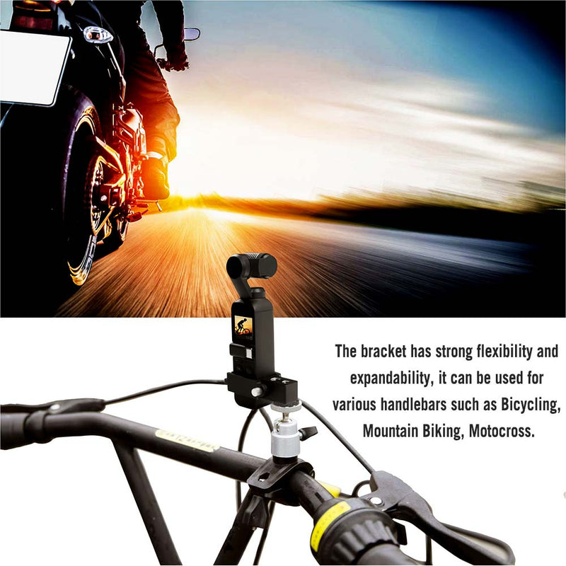 Bicycle Bracket Bike Motorcycle Mount Clamp Holder Stand for DJI OSMO Pocket - Pixco - Provide Professional Photographic Equipment Accessories