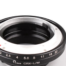 CRX-Leica M Silver Adapter - Pixco - Provide Professional Photographic Equipment Accessories