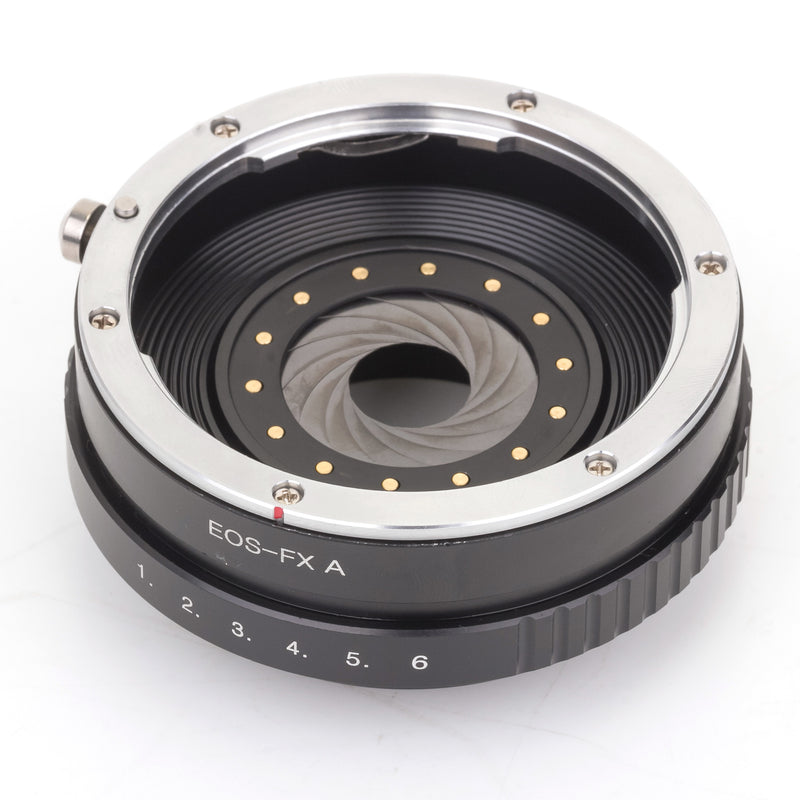 EF-Fujifilm X Built-In Aperture Control Dial Adapter - Pixco - Provide Professional Photographic Equipment Accessories