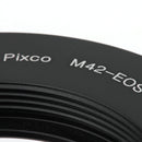 M42-Canon EOS Black Adapter - Pixco - Provide Professional Photographic Equipment Accessories