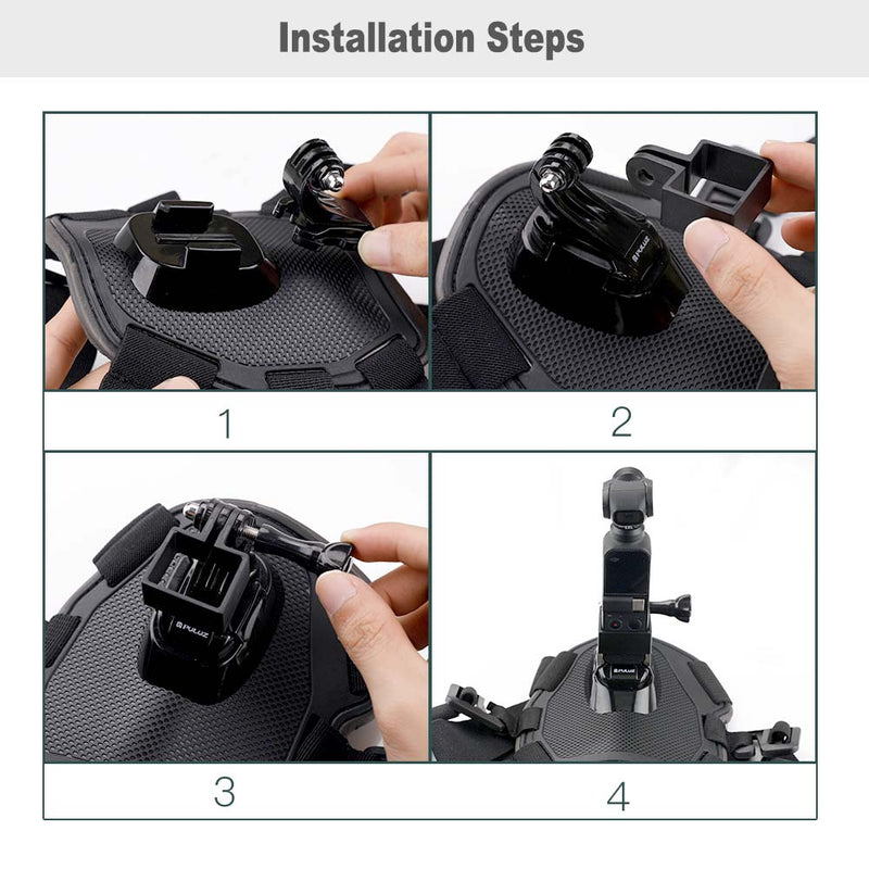 Camera Chest Strap Belt Mount Strap+Adapter for DJI OSMO POCKET GOPRO  Camera 