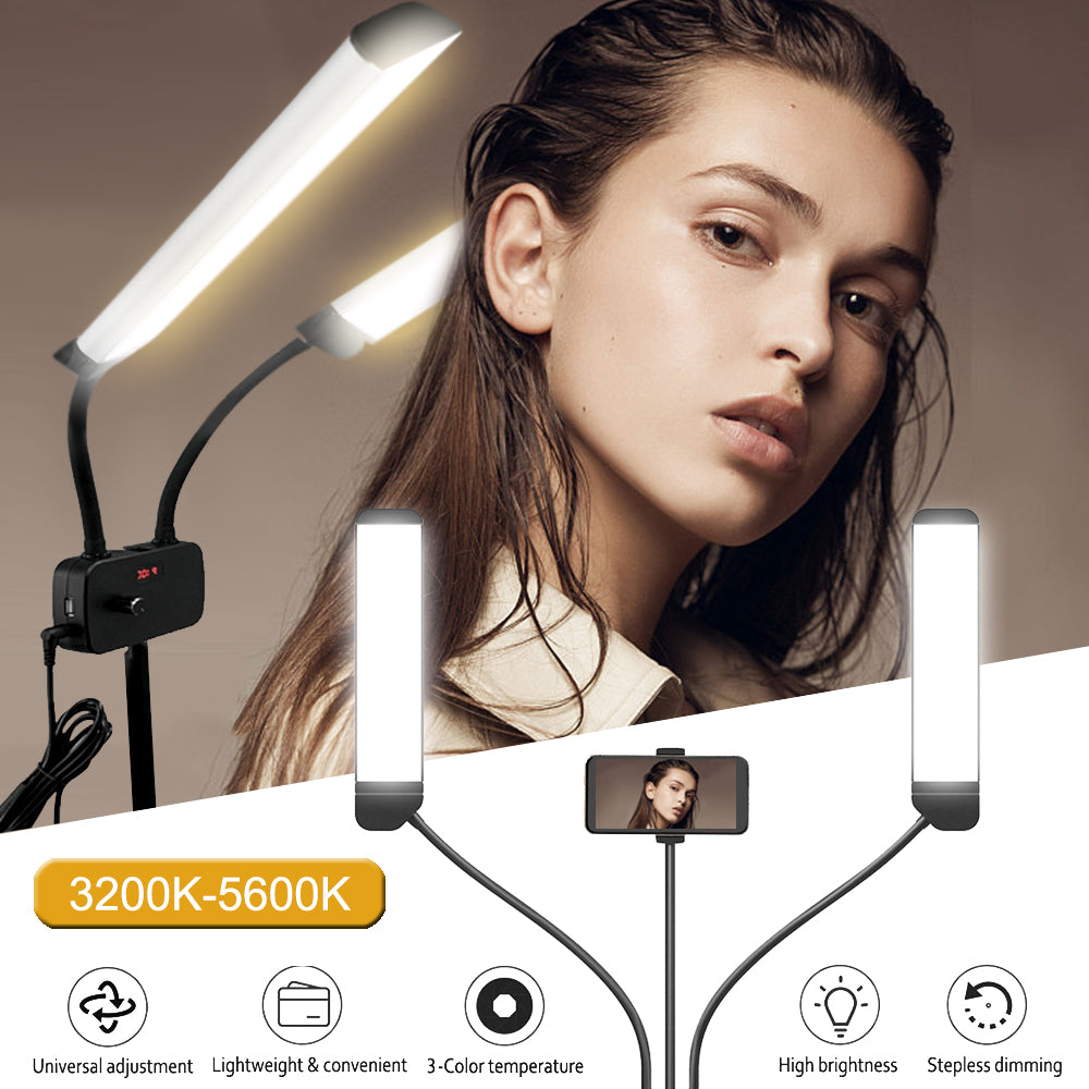 Pixco RL 45X Double Arms LED Light 3200k 5600k Photography Lamp Pixco