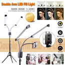 Pixco RL-55X Double Arms LED Light 3200K-5600K Photography Lamp With Stand Kit - Pixco - Provide Professional Photographic Equipment Accessories