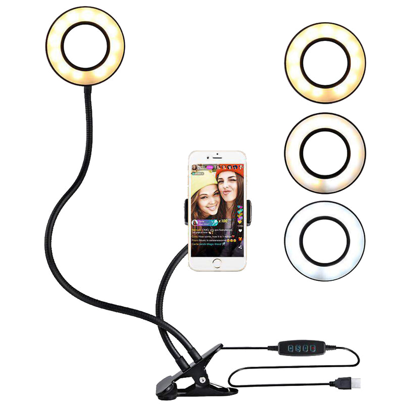 Pixco USB Clip-on LED Ring/Round Light Flexible Plant Grow Lamp - Pixco - Provide Professional Photographic Equipment Accessories
