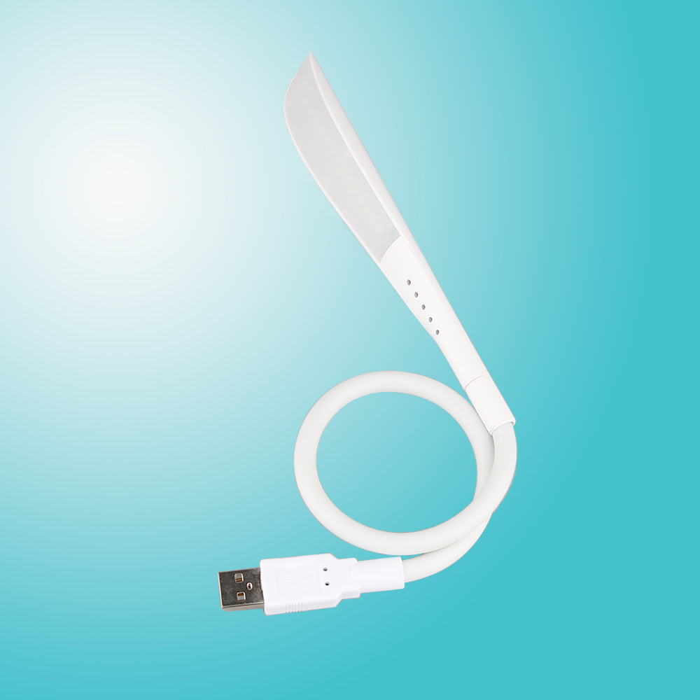 Portable flexible usb led light lamp outlet