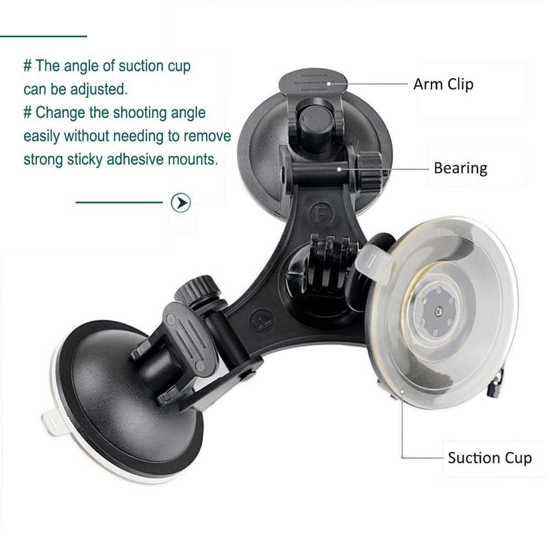 Suction Cup Car Holder Tripods Mount + Base Adapter for Dji Osmo Pocket