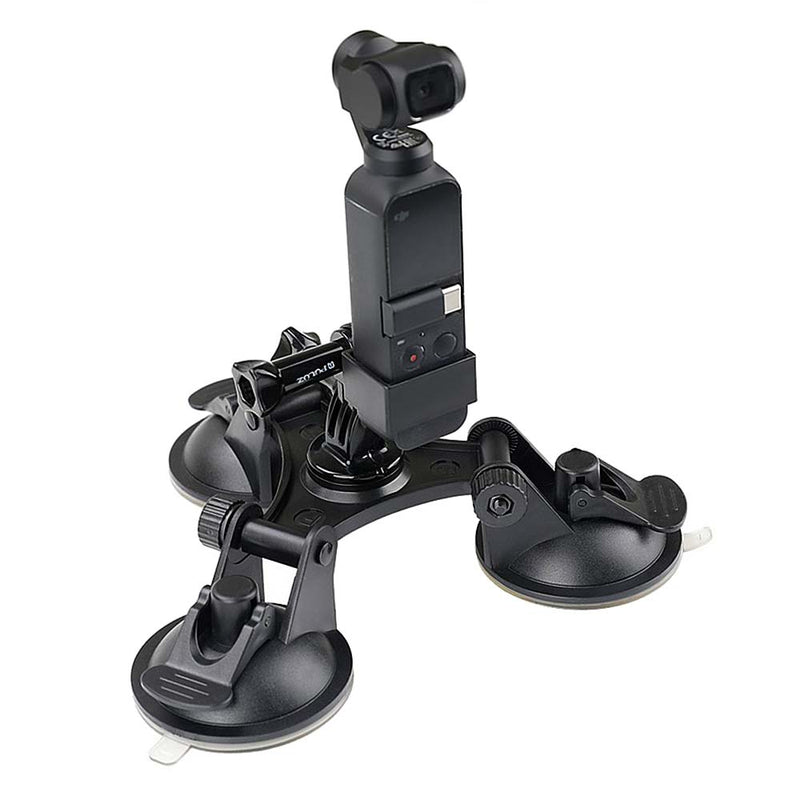 Suction Cup Car Holder Tripods Mount + Base Adapter for Dji Osmo Pocket - Pixco - Provide Professional Photographic Equipment Accessories