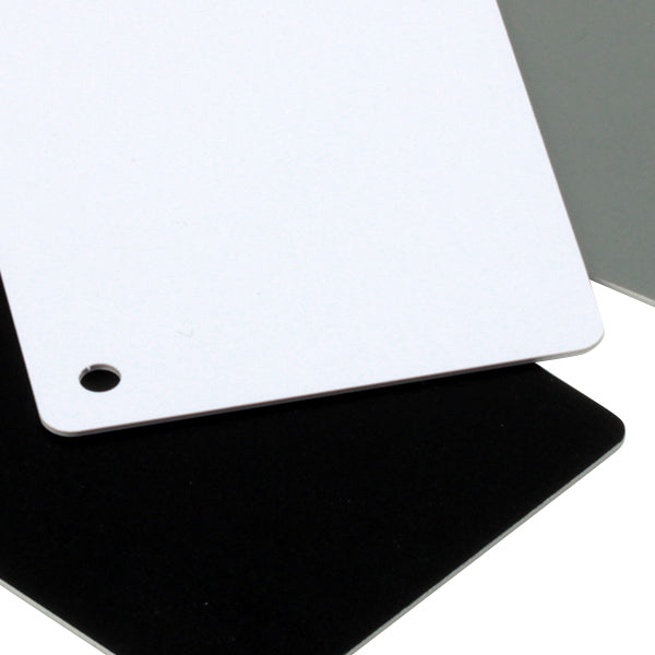 3-in-1 18% Gray / White / Black Card Set - Pixco - Provide Professional Photographic Equipment Accessories