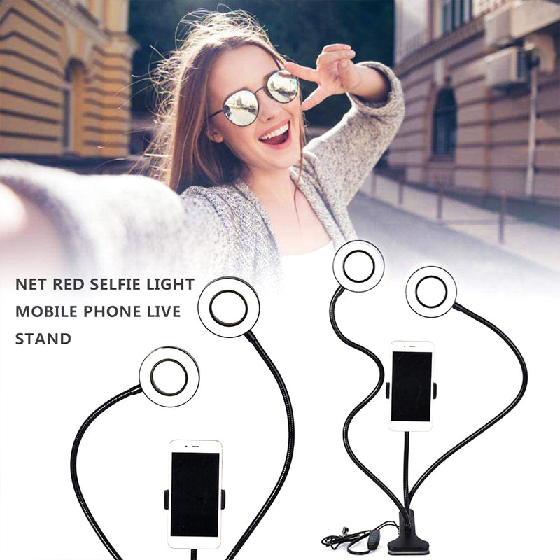 Double Stand Selfie Ring Light - Pixco - Provide Professional Photographic Equipment Accessories
