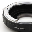 Nikon-Sony Alpha Minolta MA Adapter - Pixco - Provide Professional Photographic Equipment Accessories