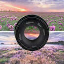 50mm F1.8 Manual Fixed Lens - Pixco - Provide Professional Photographic Equipment Accessories